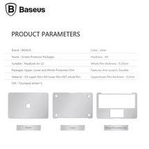 Защитная пленка Baseus Protector Packages для MacBook 12 Silver